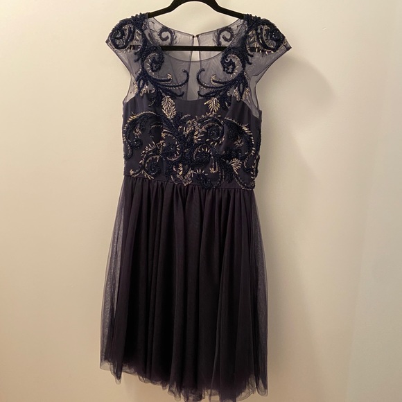 Marchesa Notte embroidered tulle dress - Picture 1 of 4